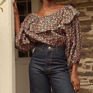 Dôen Cielito Top Canterbury Paisley Teal